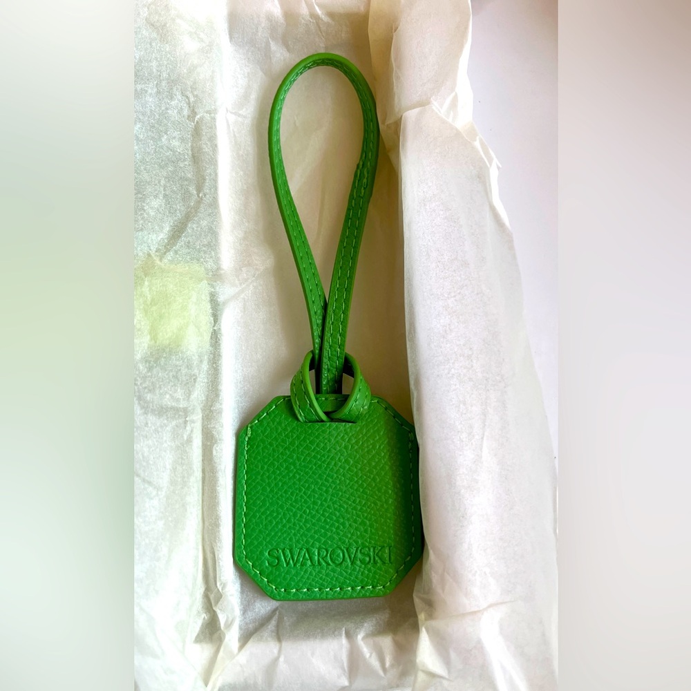 Swarovski Luggage Tag and Tag Holder. Brand New in original box